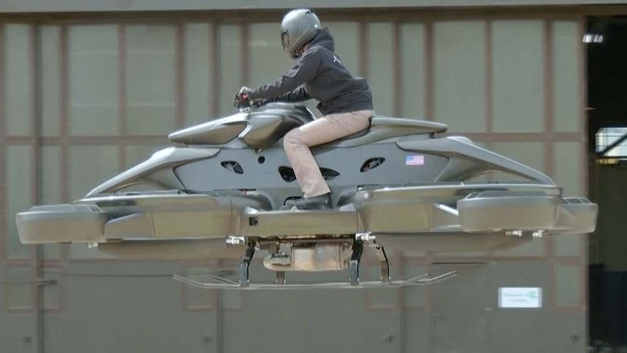 'Like Star Wars': World's First Flying Bike Made in Japan Makes US Debut